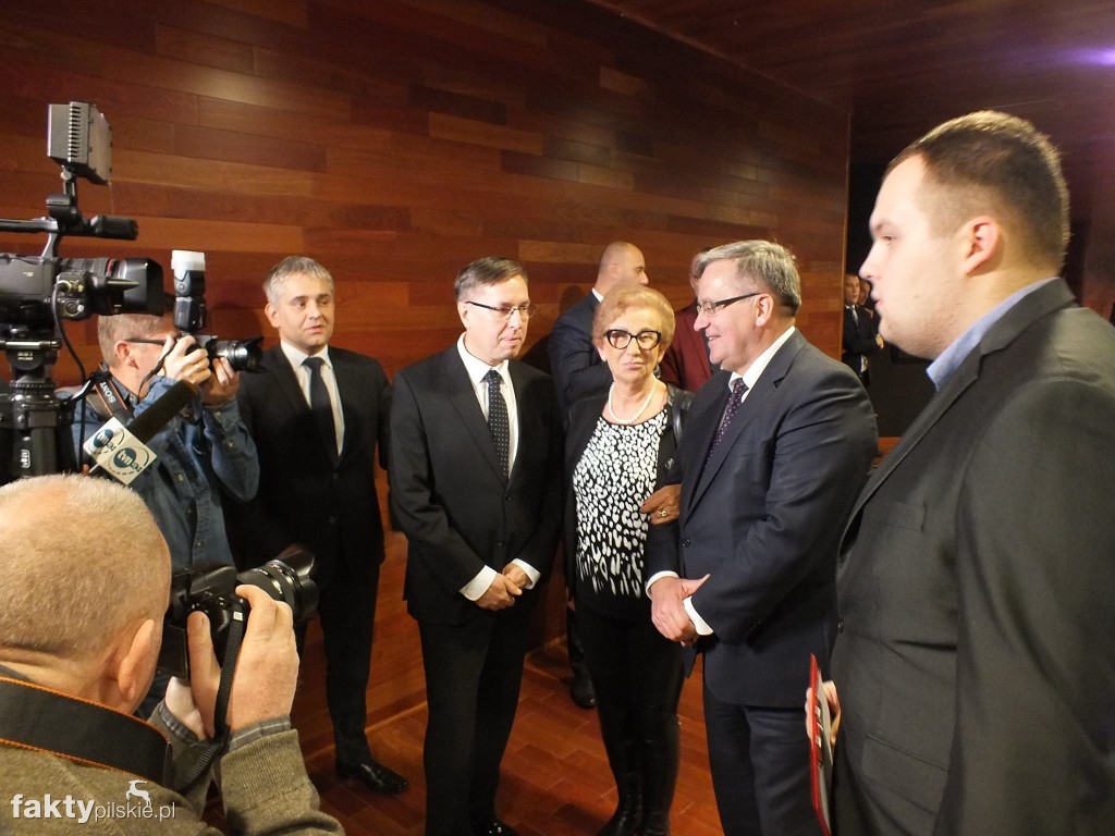 Bronisław Komorowski na debacie w Pile