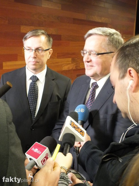 Bronisław Komorowski na debacie w Pile