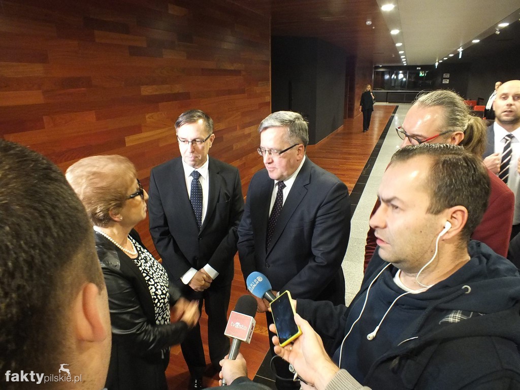 Bronisław Komorowski na debacie w Pile