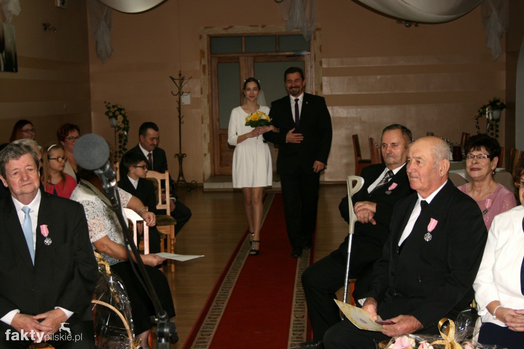 Złoci Jubilaci w USC w Białośliwiu