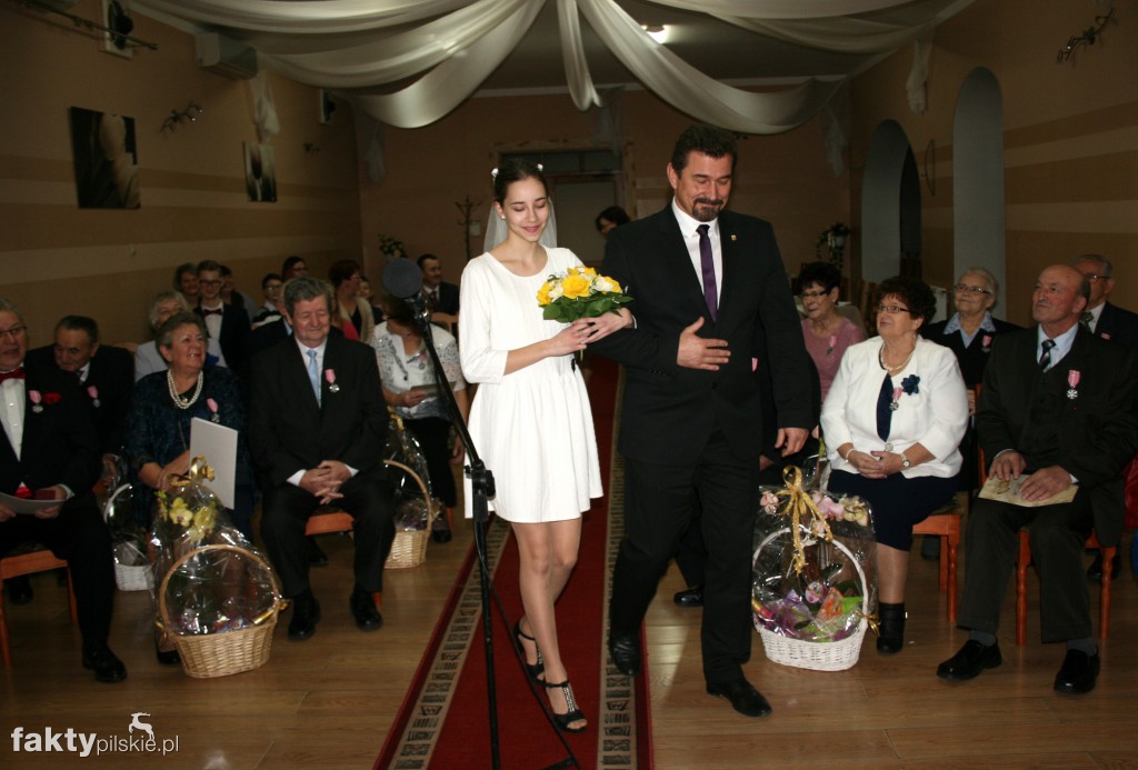 Złoci Jubilaci w USC w Białośliwiu