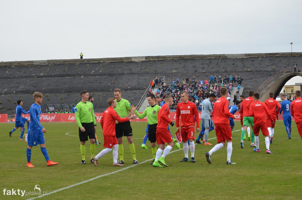 Mecz U20 Polska - Włochy w Pile