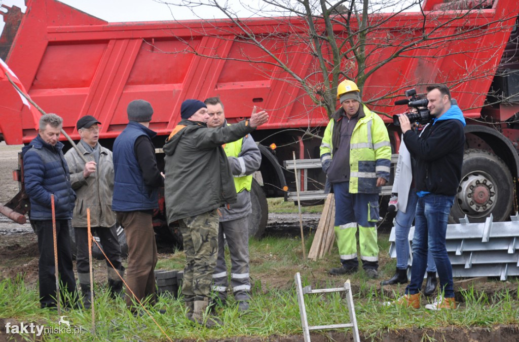 Protest na budowie linii 400 kV