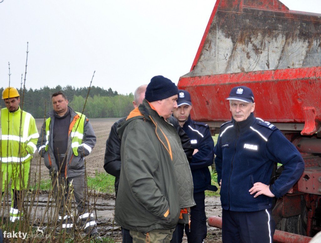 Protest na budowie linii 400 kV