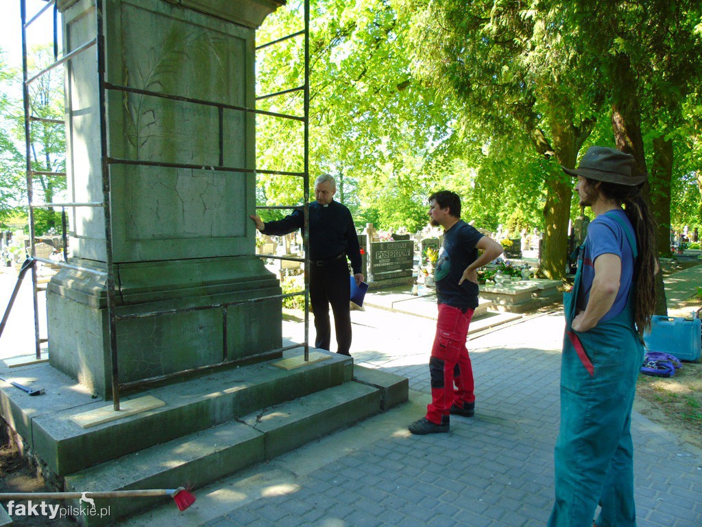 Konserwacja figury kalwaryjskiej