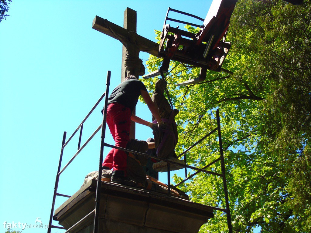 Konserwacja figury kalwaryjskiej
