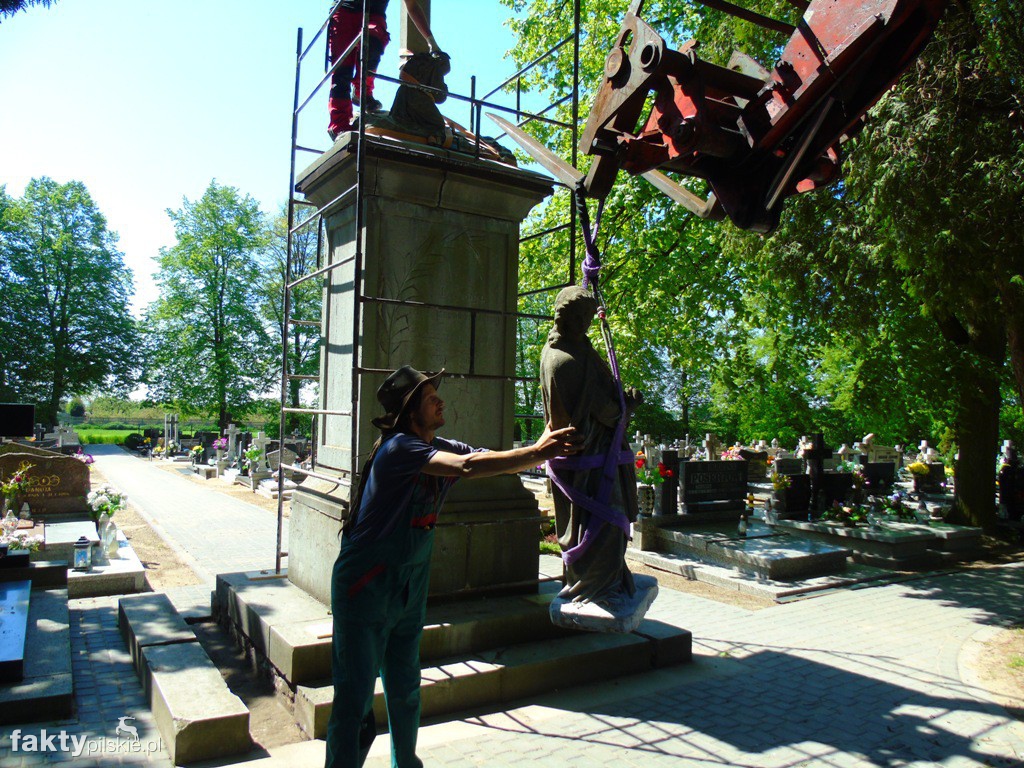 Konserwacja figury kalwaryjskiej