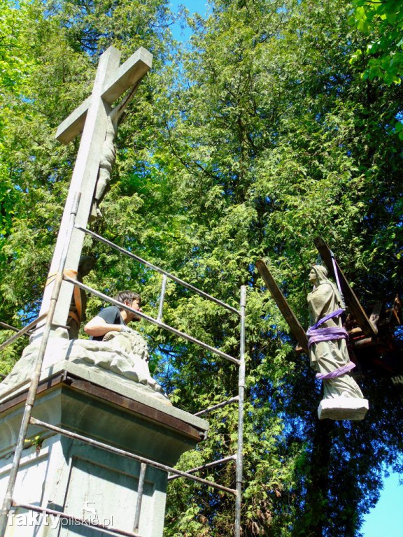 Konserwacja figury kalwaryjskiej