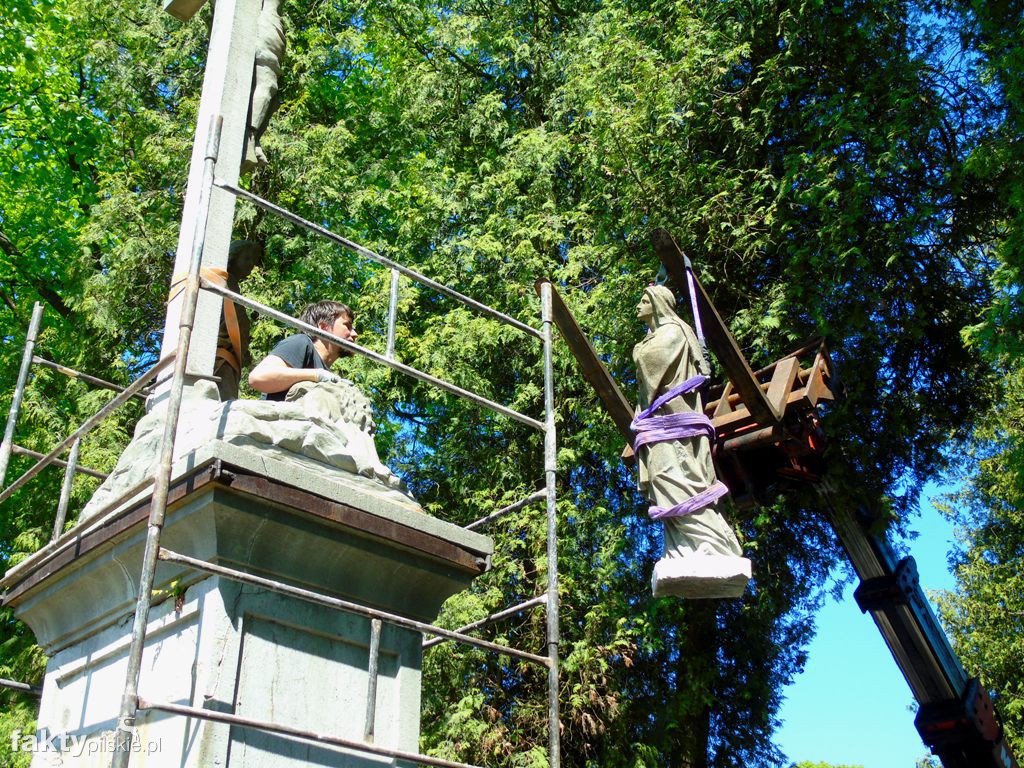 Konserwacja figury kalwaryjskiej