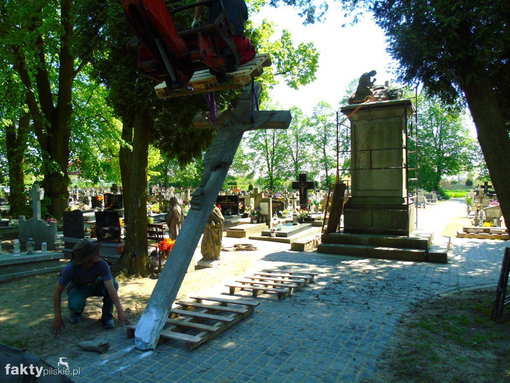 Konserwacja figury kalwaryjskiej