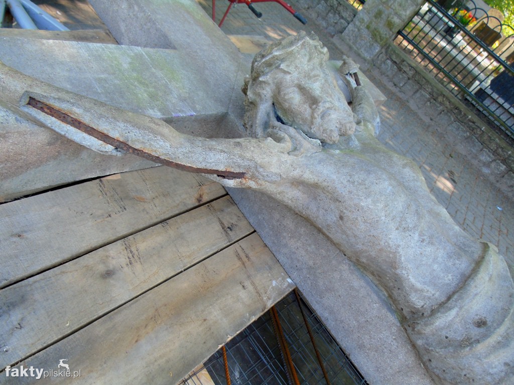 Konserwacja figury kalwaryjskiej