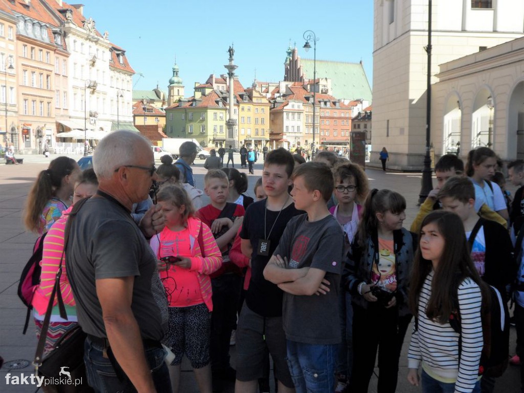 Uczniowie z Wyrzyska w Warszawie