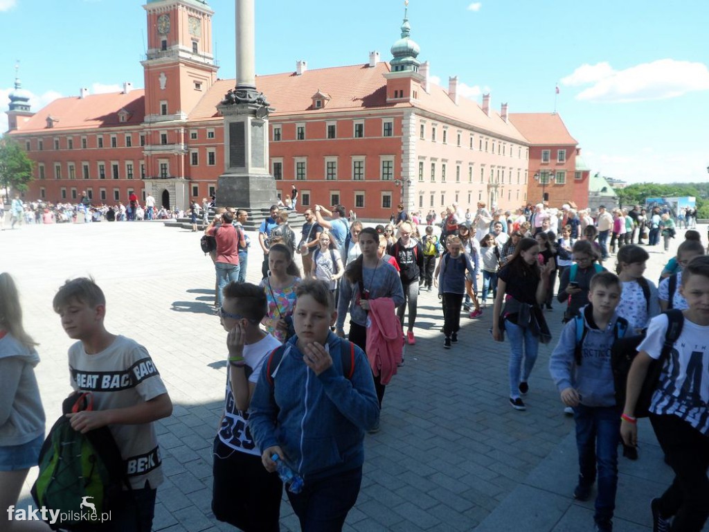Uczniowie z Wyrzyska w Warszawie