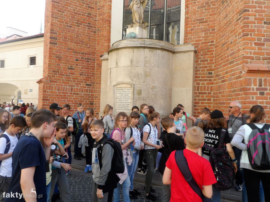 Uczniowie z Wyrzyska w Warszawie