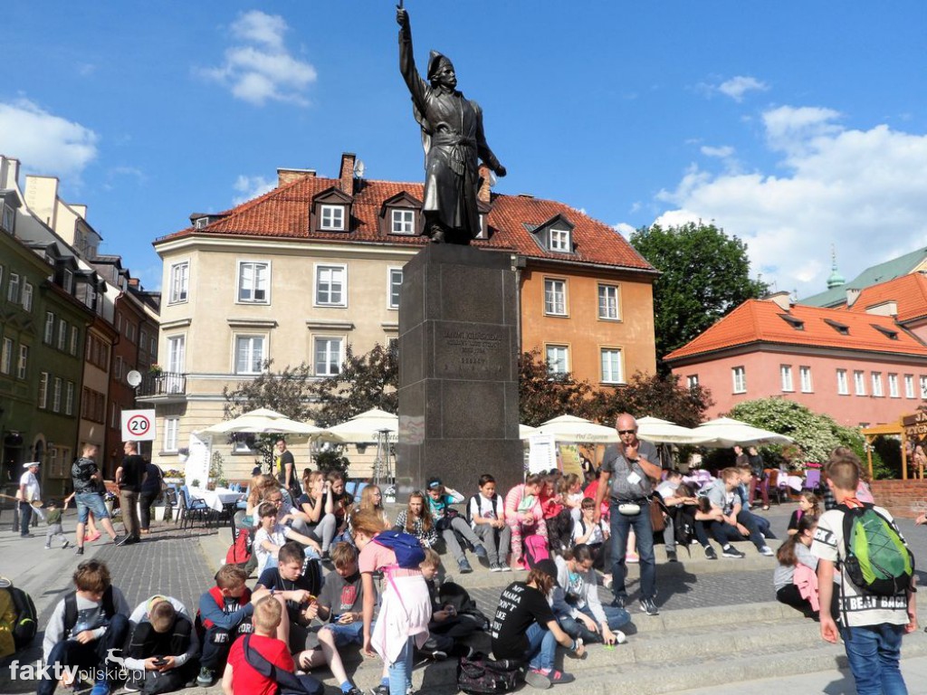 Uczniowie z Wyrzyska w Warszawie