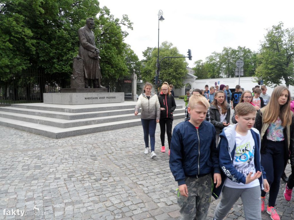 Uczniowie z Wyrzyska w Warszawie