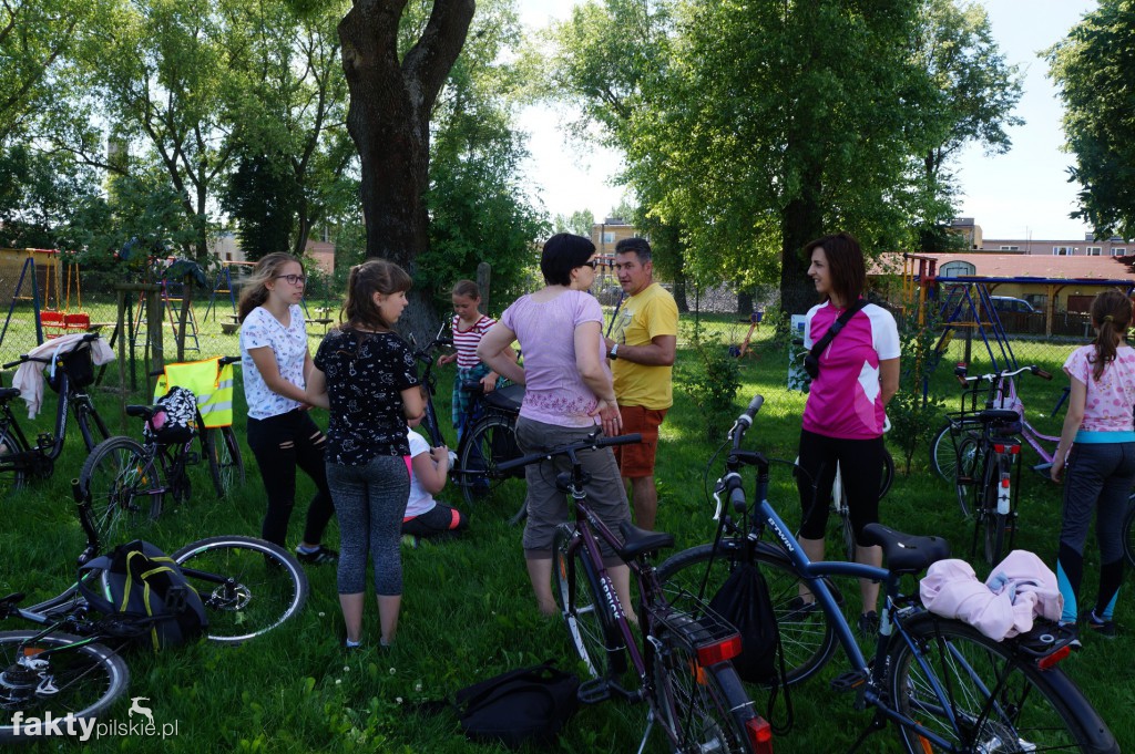 Rajd rowerowy do stadniny w Gleśnie