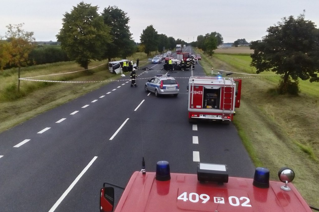 Wypadek na K11 w Budzyniu