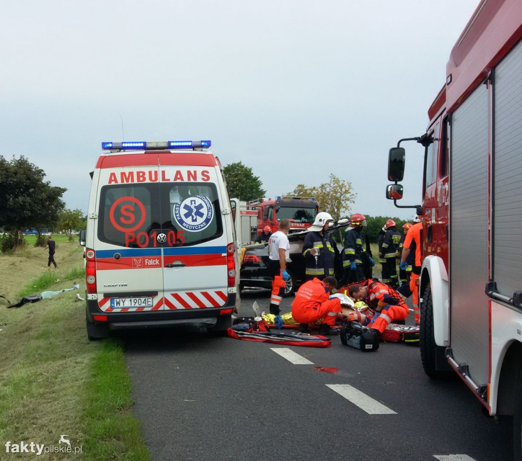Wypadek na K11 w Budzyniu