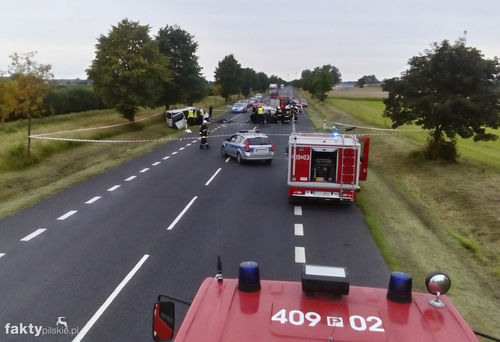 Wypadek na K11 w Budzyniu