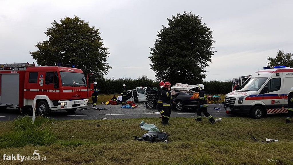 Wypadek na K11 w Budzyniu