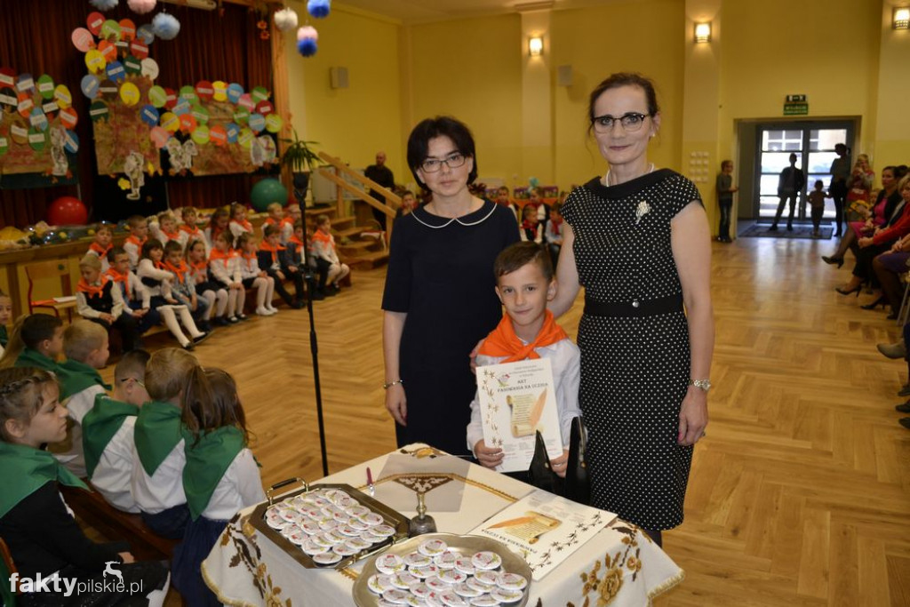 Ślubowanie pierwszoklasistów w Wyrzysku