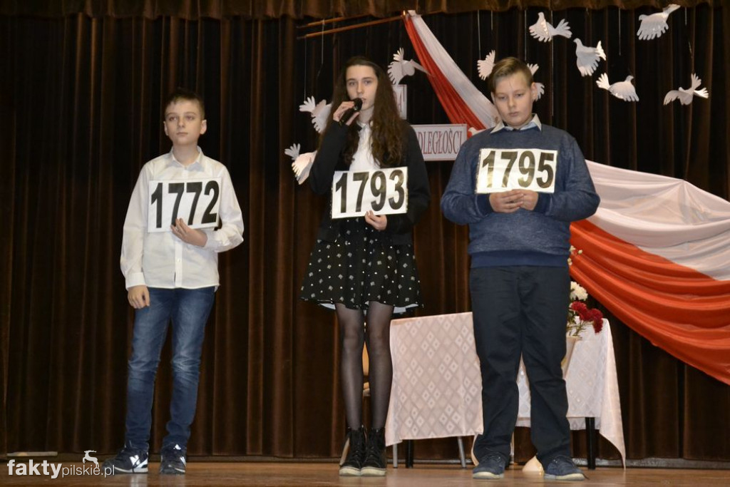11 Listopada na apelu w szkole w Wyrzysku