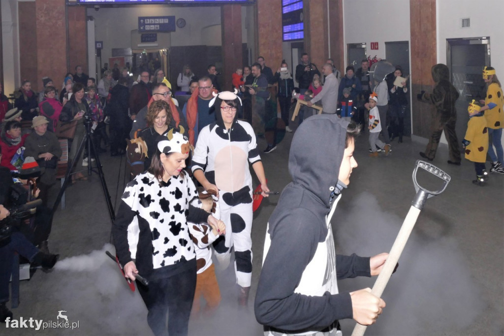 Dzień Kolejarza na dworcu PKP w Pile