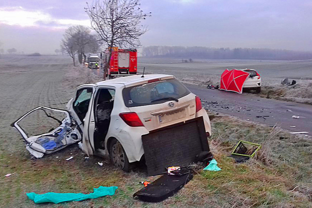 Śmiertelny wypadek koło Szydłowa