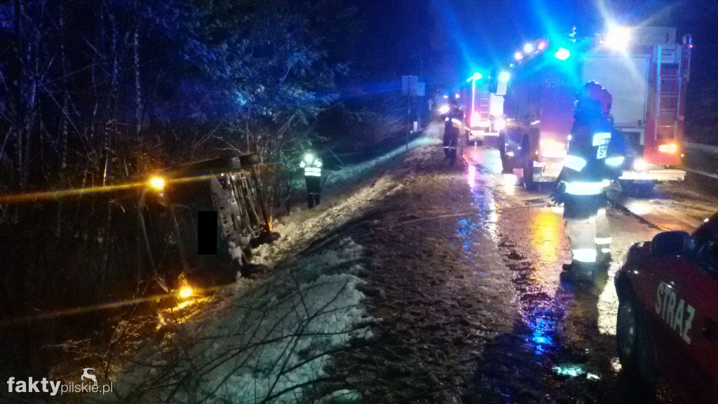 Zderzenie tirów na obwodnicy Wyrzyska