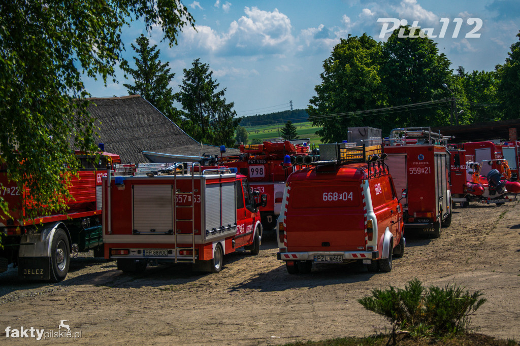 Piknik strażacki - zbierali dla chorej Ninki