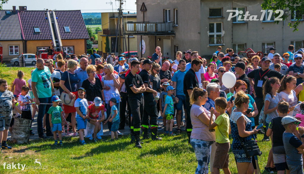 Piknik strażacki - zbierali dla chorej Ninki