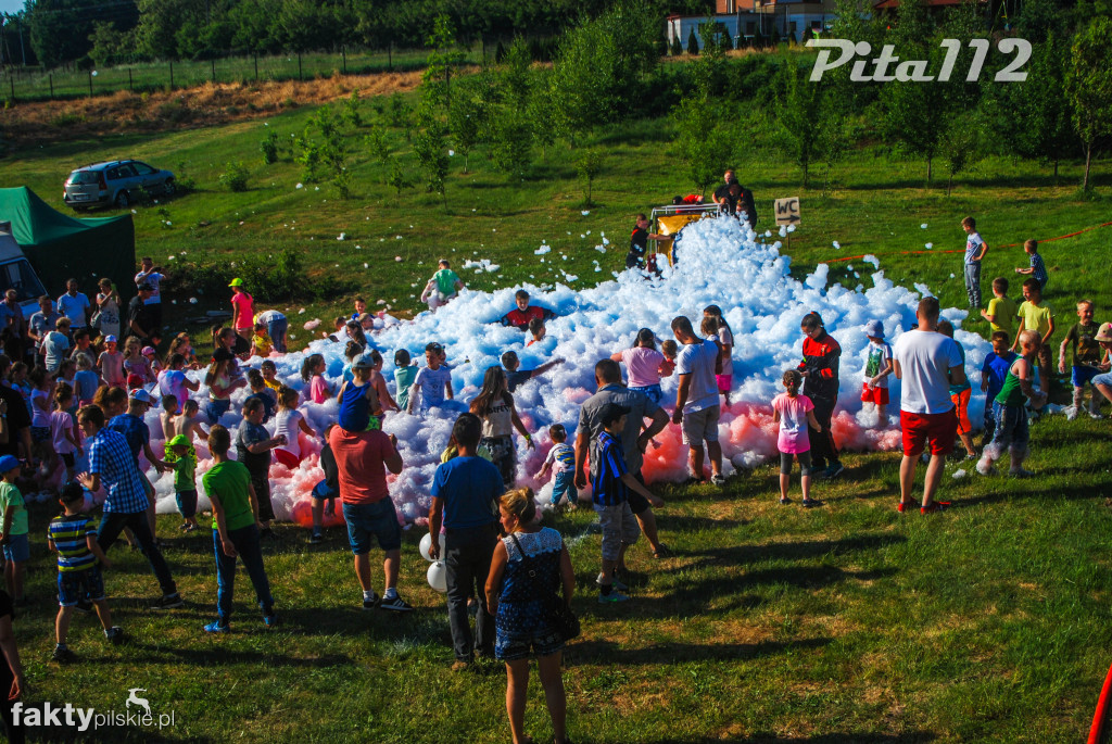 Piknik strażacki - zbierali dla chorej Ninki