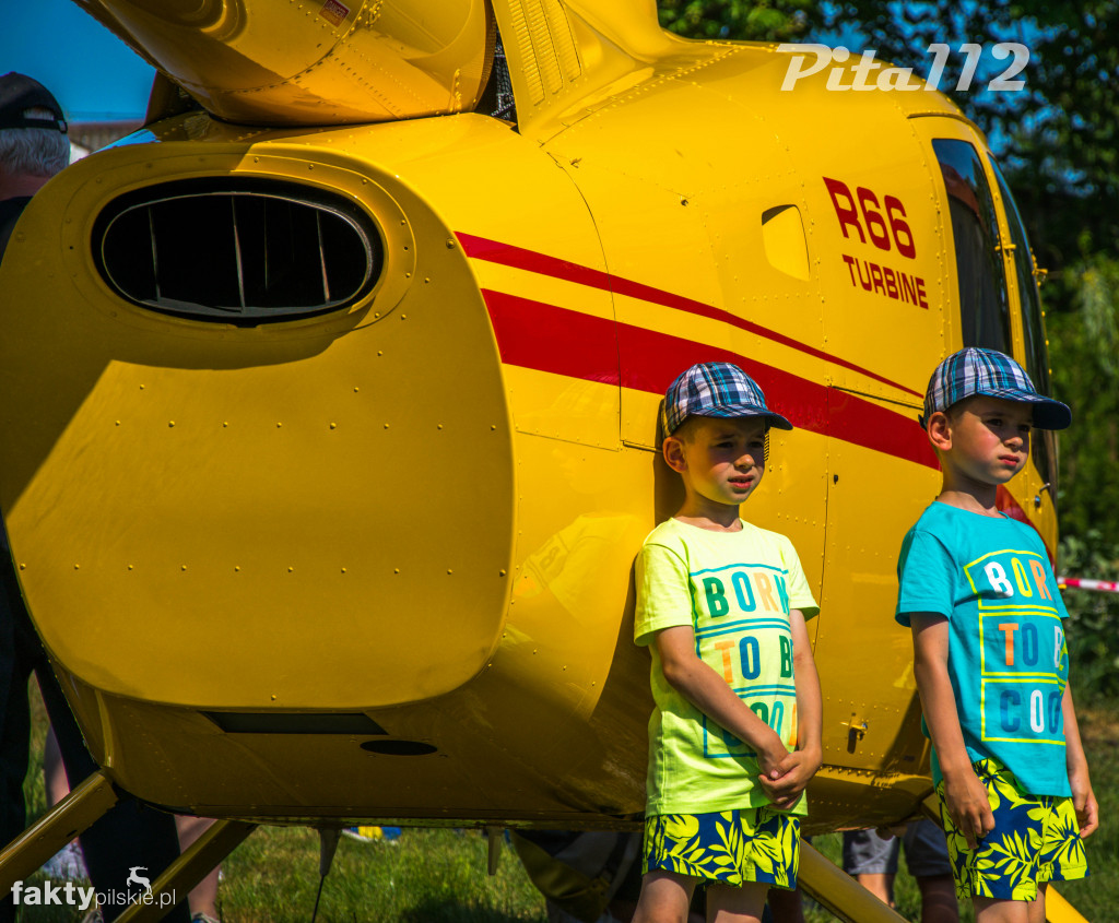 Piknik strażacki - zbierali dla chorej Ninki