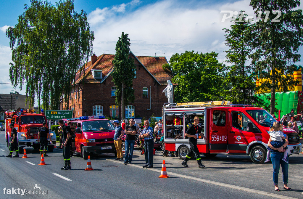 Piknik strażacki - zbierali dla chorej Ninki