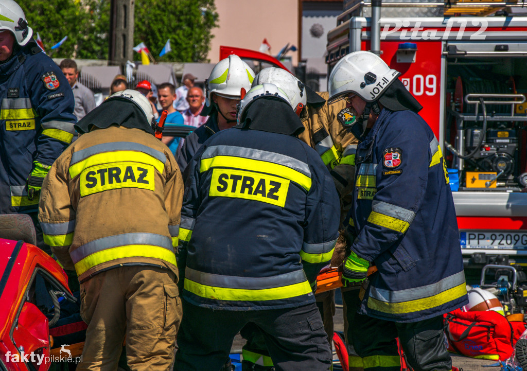 Piknik strażacki - zbierali dla chorej Ninki