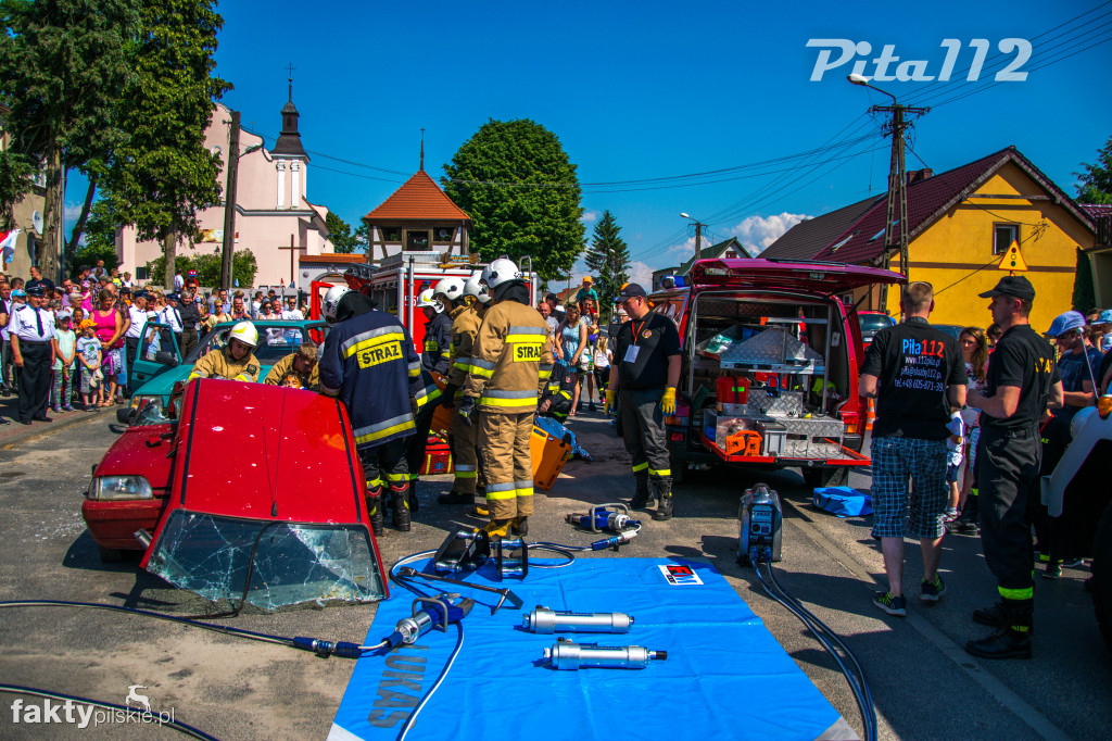 Piknik strażacki - zbierali dla chorej Ninki