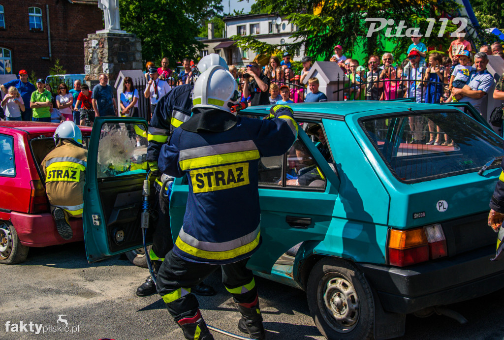 Piknik strażacki - zbierali dla chorej Ninki