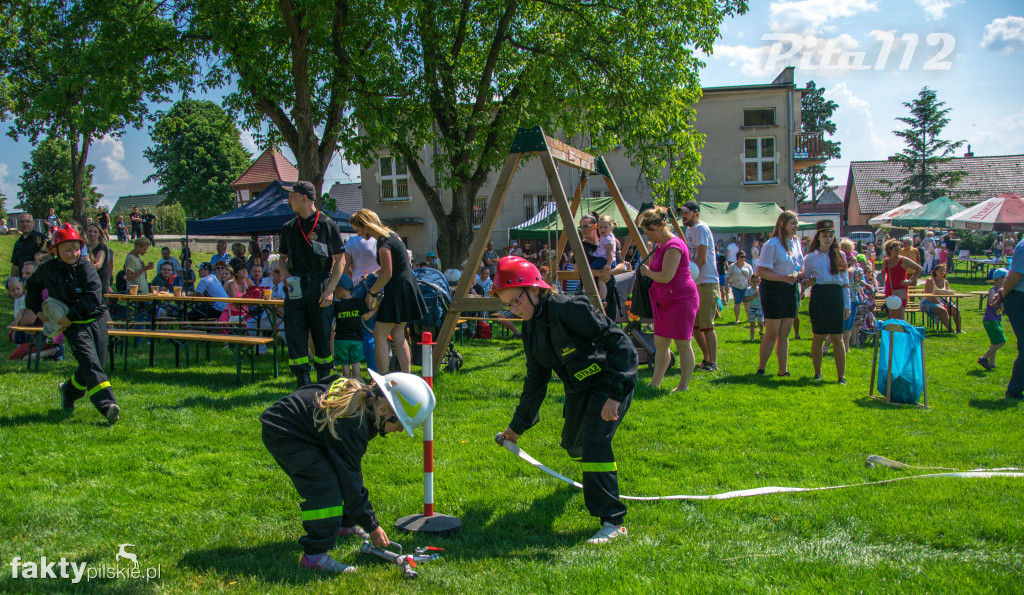 Piknik strażacki - zbierali dla chorej Ninki