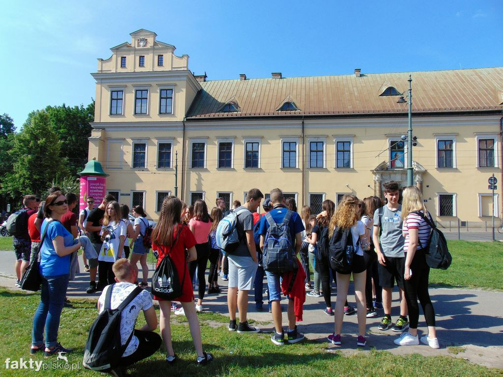 Uczniowie z Wyrzyska w Krakowie