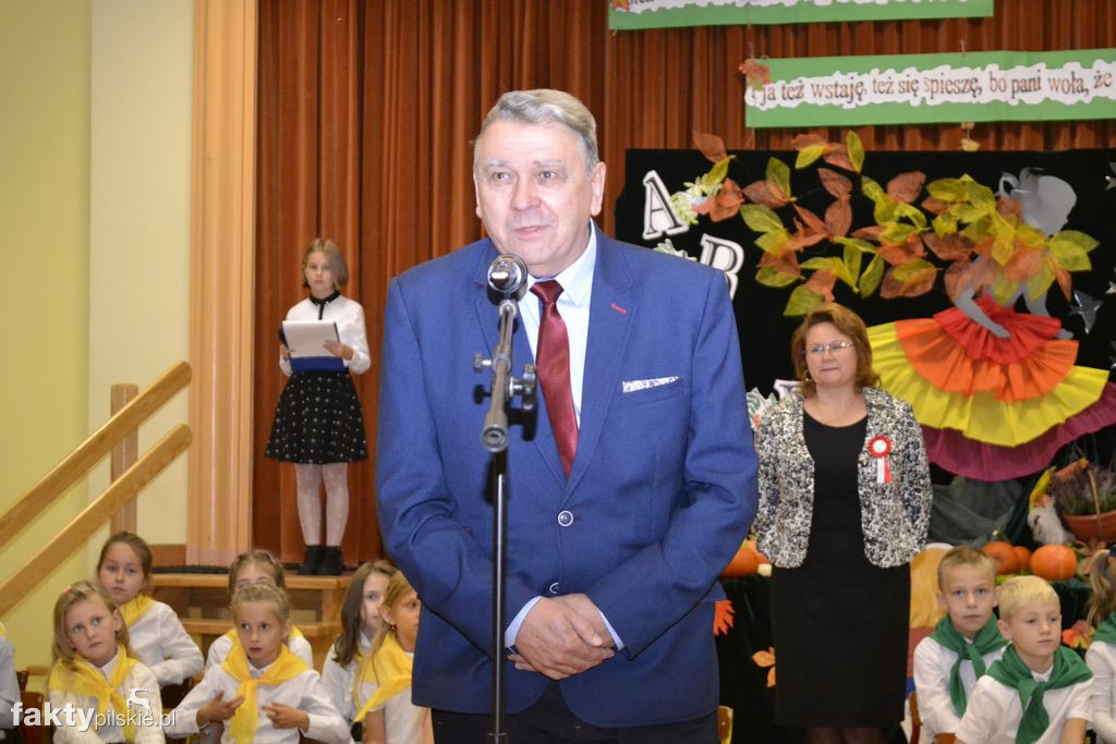 Pasowanie na ucznia w SP w Wyrzysku