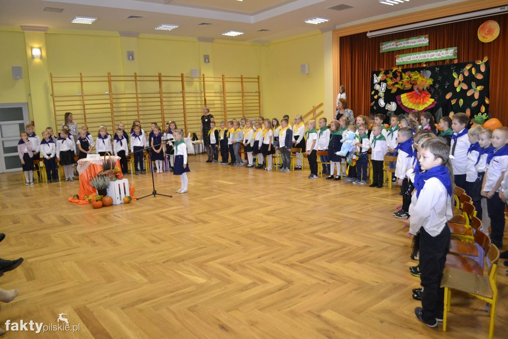 Pasowanie na ucznia w SP w Wyrzysku