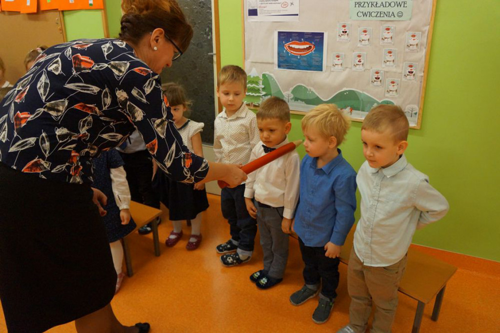 Pasowanie na przedszkolaka w Wyrzysku