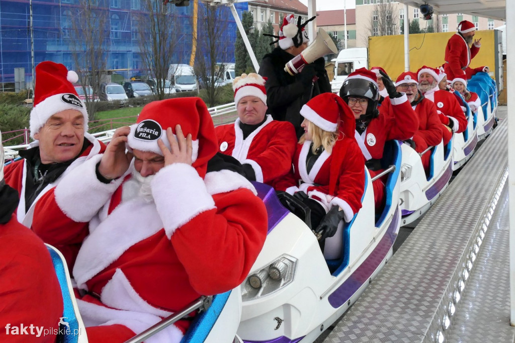 Mikołaje na motocyklach w Pile