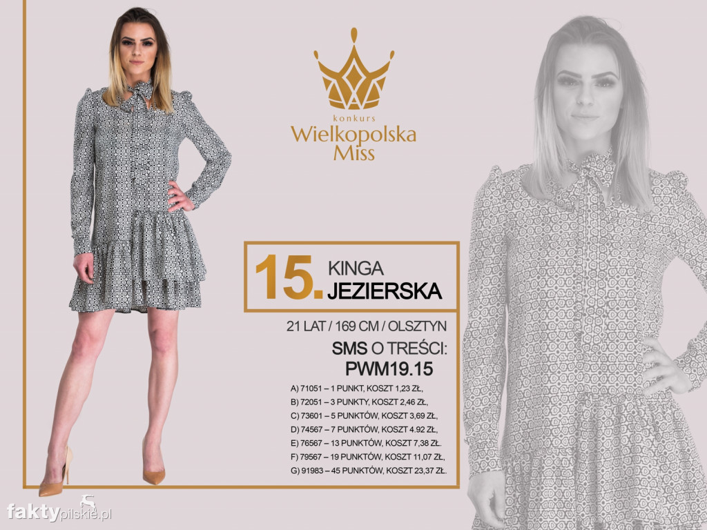 Półfinalistki Wielkopolska Miss 2019