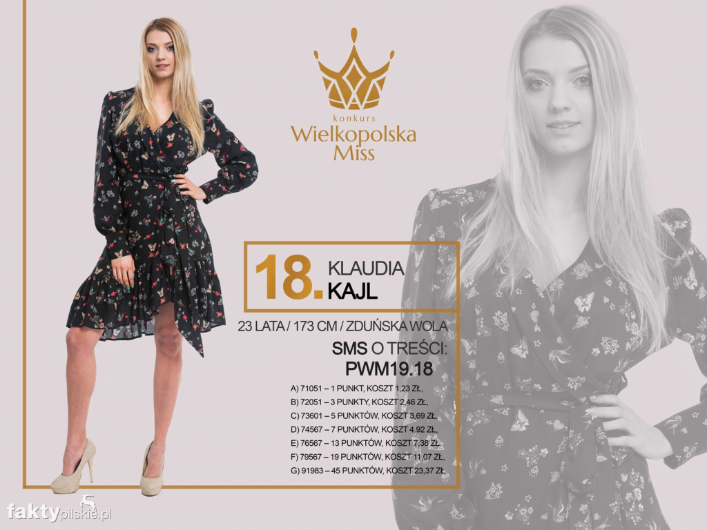 Półfinalistki Wielkopolska Miss 2019