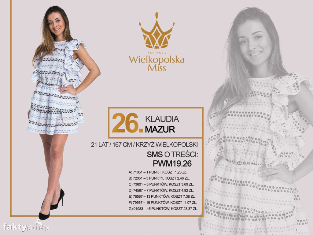 Półfinalistki Wielkopolska Miss 2019