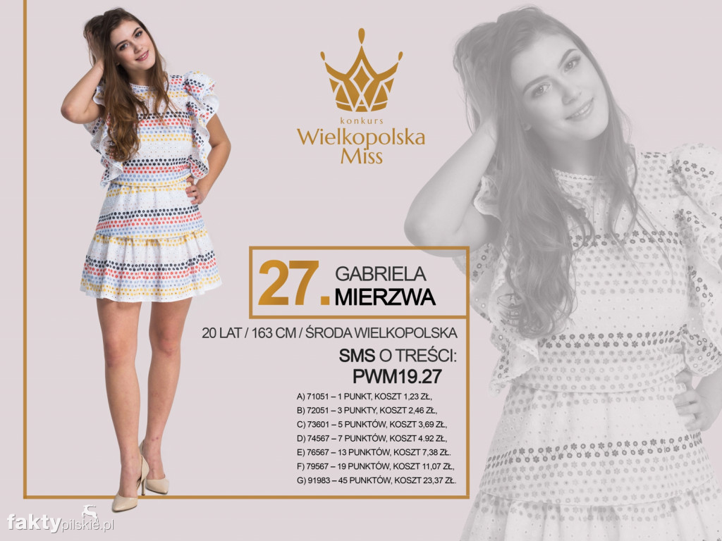 Półfinalistki Wielkopolska Miss 2019