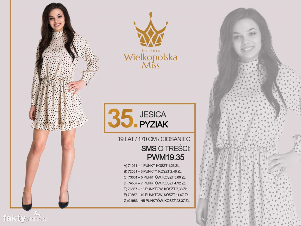 Półfinalistki Wielkopolska Miss 2019