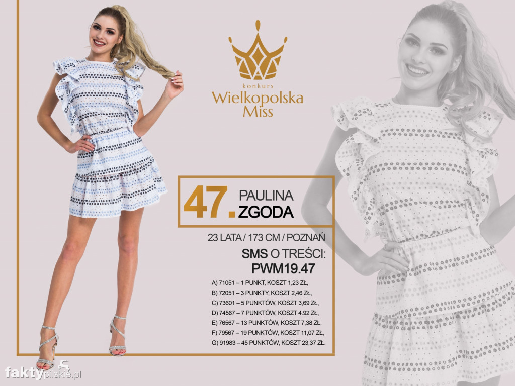 Półfinalistki Wielkopolska Miss 2019